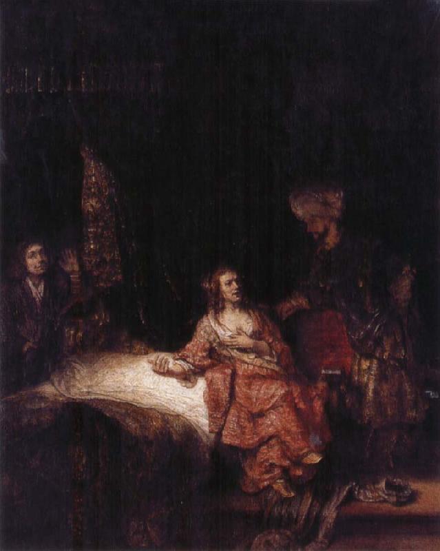 REMBRANDT Harmenszoon van Rijn Joseph Accused by Potiphor-s Wife oil painting image